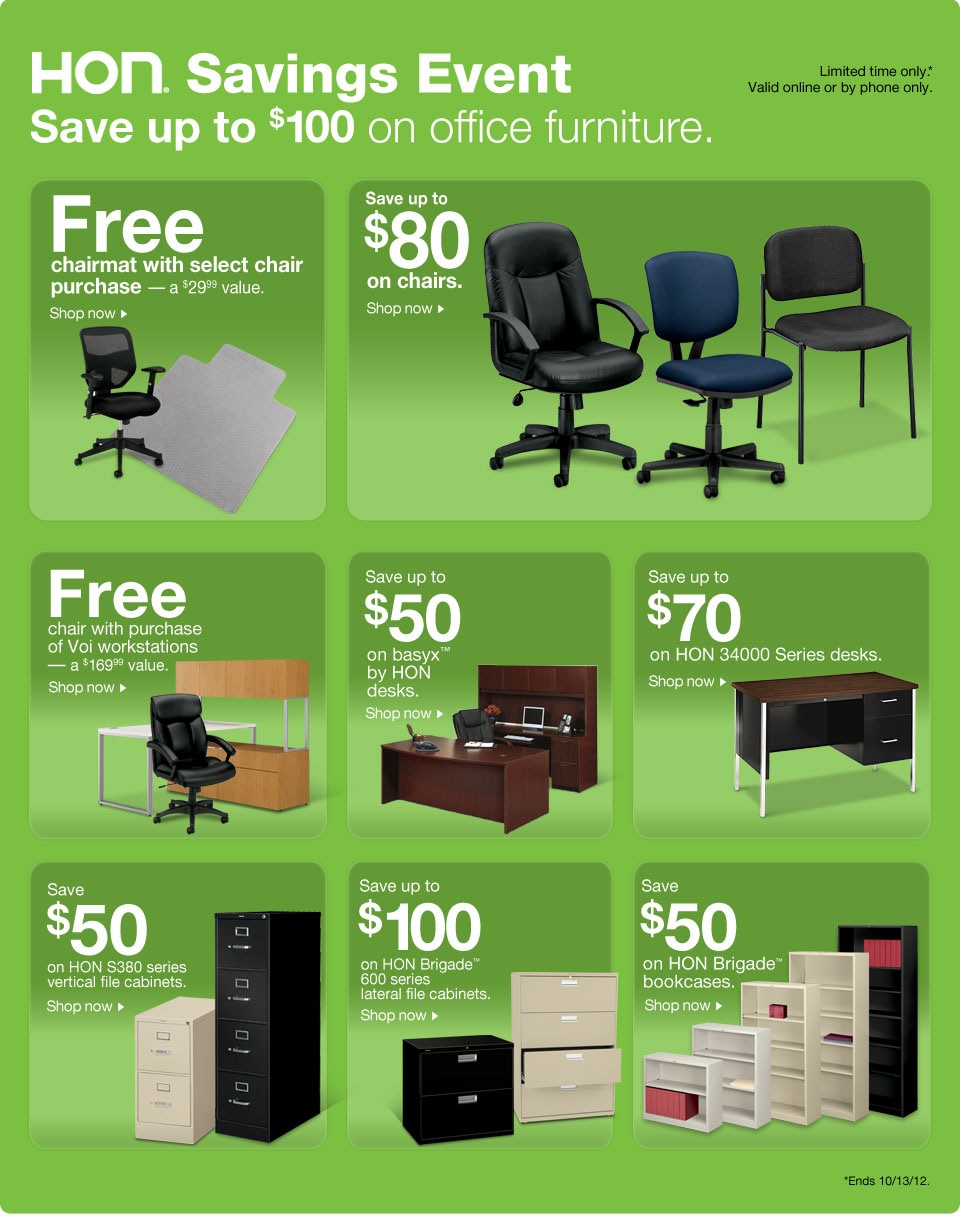 Save Up To 100 On HON Office Furniture Staplescom