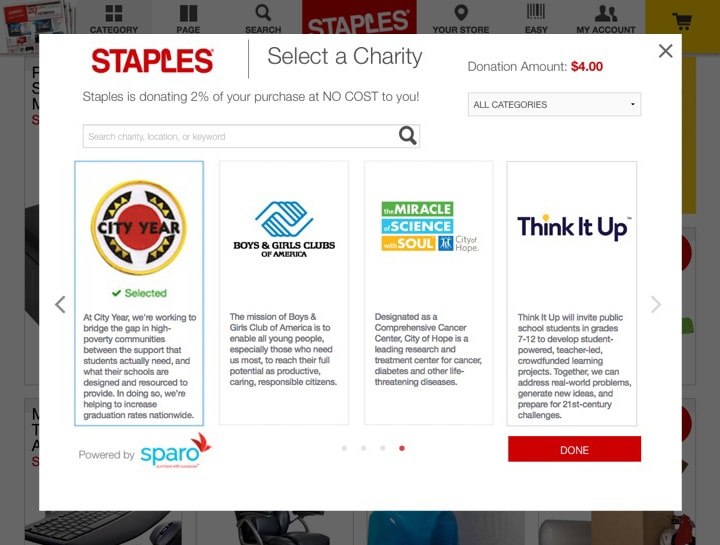 Choose a charity