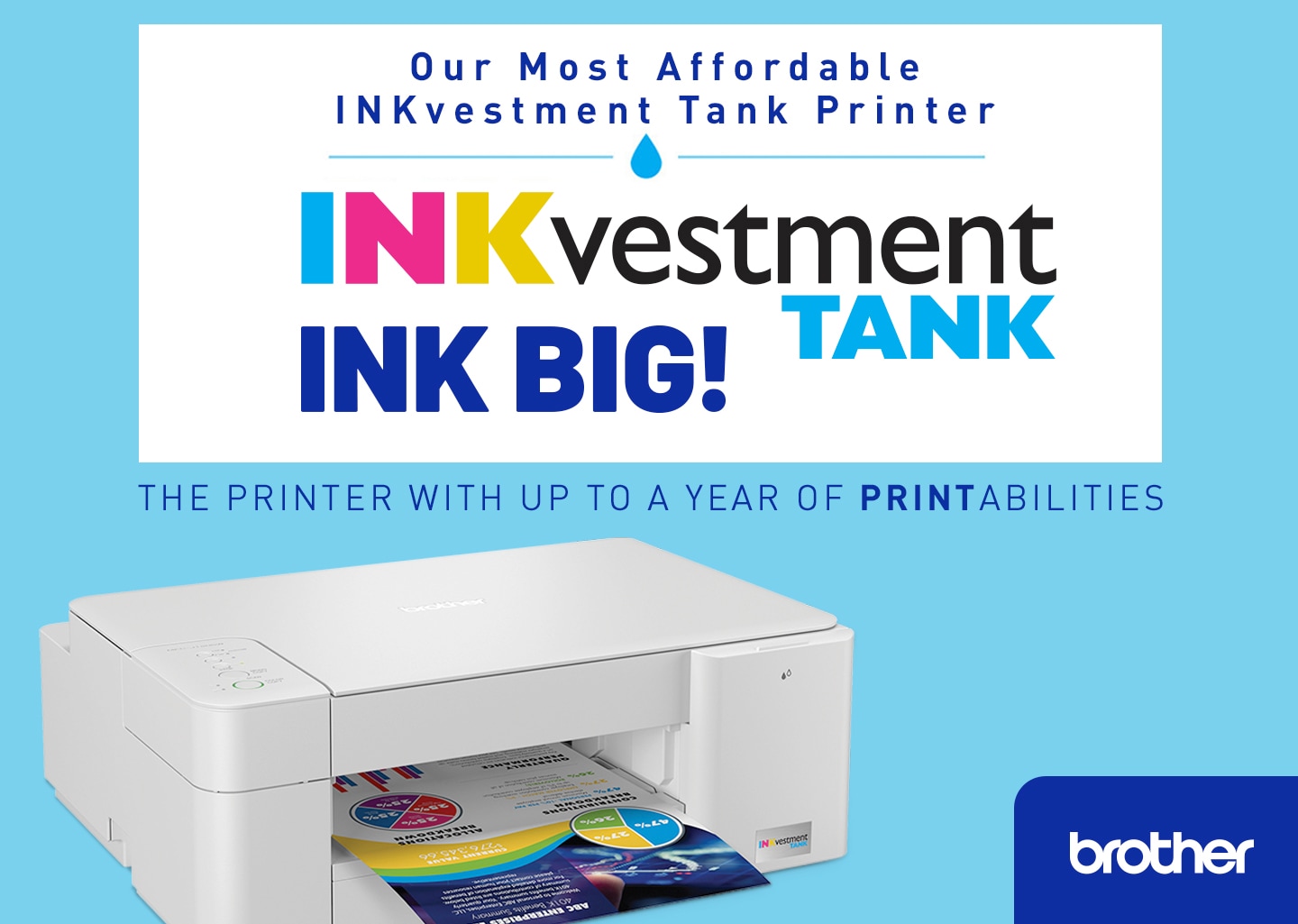 Our Most Affordable INKvestment Tank Printer