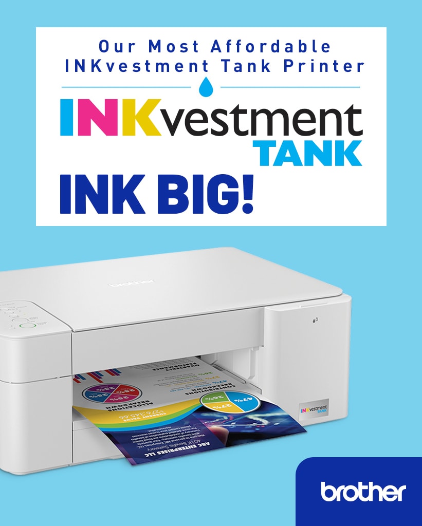 Our Most Affordable INKvestment Tank Printer