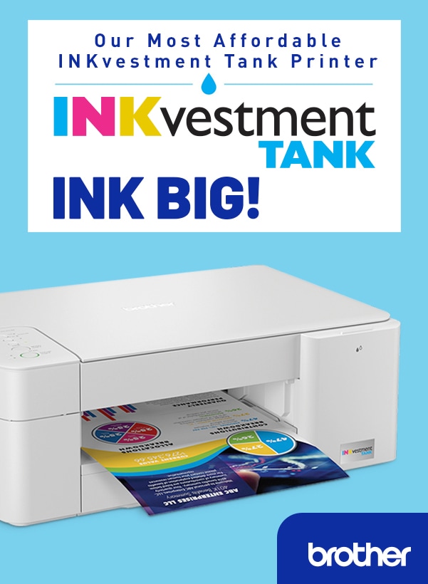 Our Most Affordable INKvestment Tank Printer