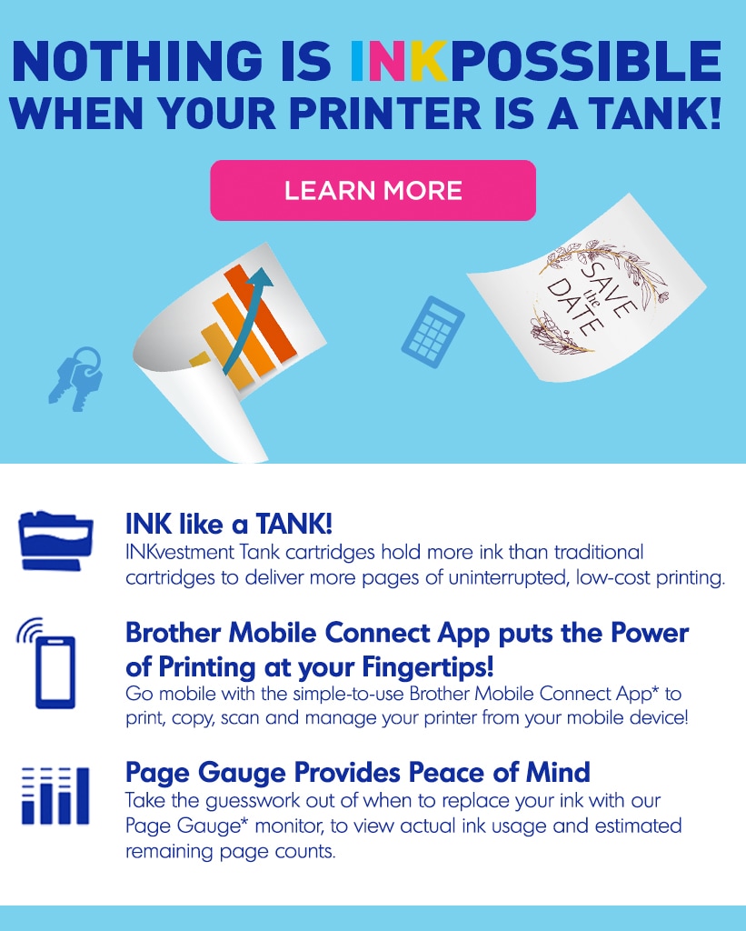 Our Most Affordable INKvestment Tank Printer