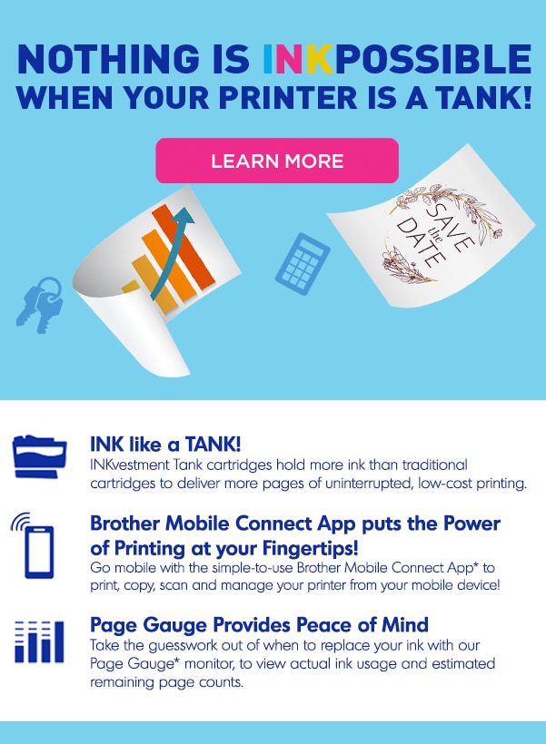Our Most Affordable INKvestment Tank Printer
