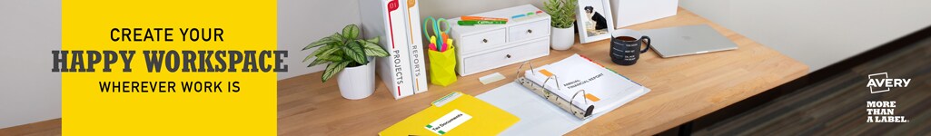 Avery - Create your happy workspace whereever work is