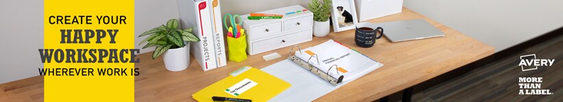 Avery - Create your happy workspace whereever work is