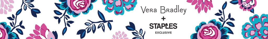 Vera Bradley + Staples Exclusive