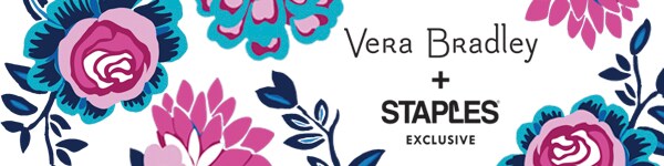 Vera Bradley + Staples Exclusive