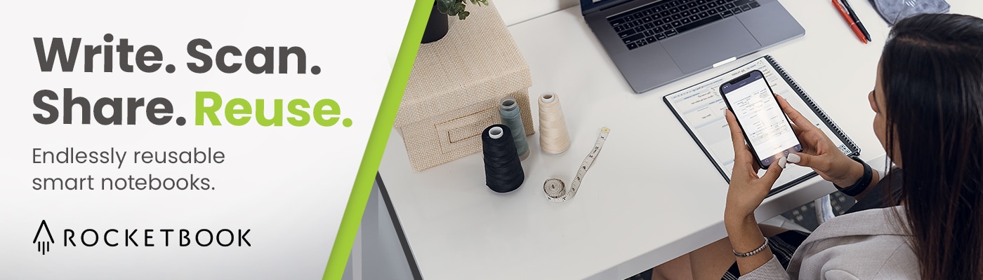 Write Scan Share Refuse. Endlessly reusable smart notebooks.