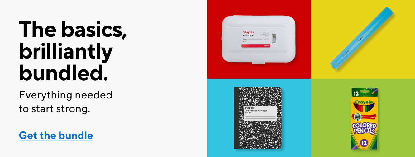 The basics brilliantly bundles. Everything needed to start strong. Get the bundle.