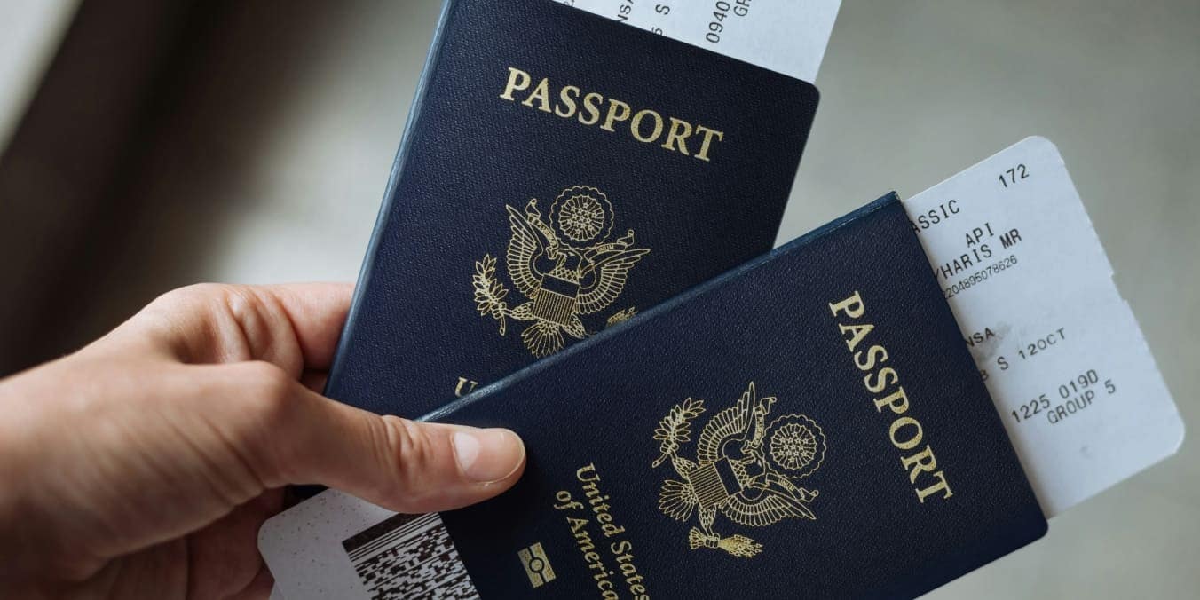 Pictured: Passports