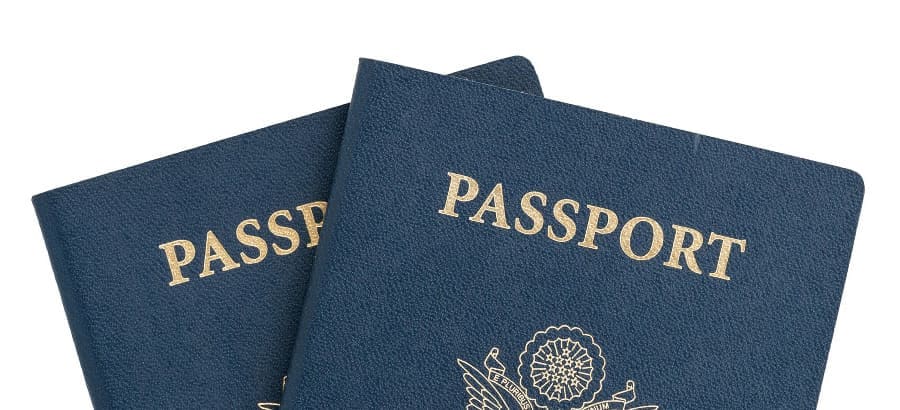 Pictured: Passports