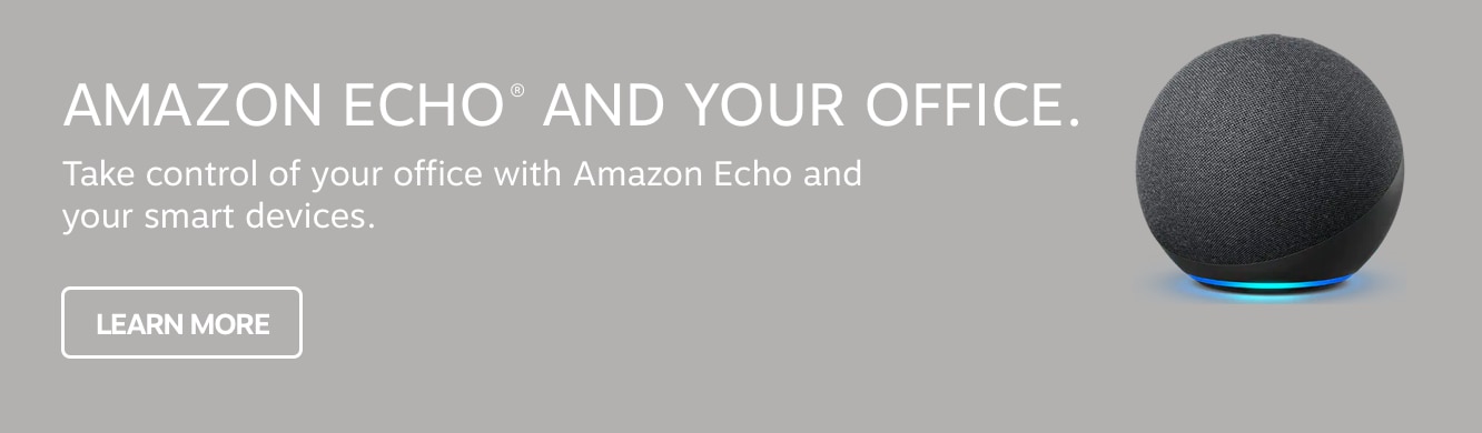 Amazon Echo and your office. Take control of you office with Amazon Echo and your smart devices.