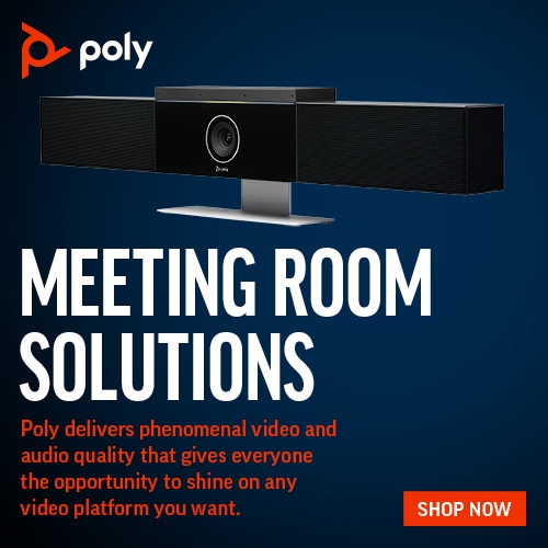 Meeting room solutions. Poly delivers phenomenal video and audio quality that gives everyone the opportunity to shine on any video platform you want. Shop now.