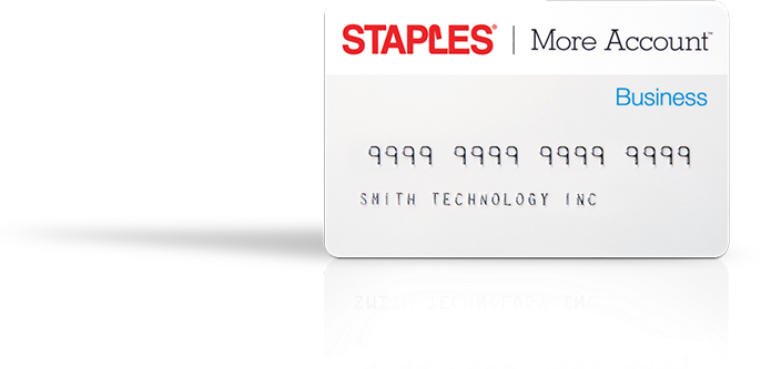 Staples More Account Credit Card | Credit Center | Staples®