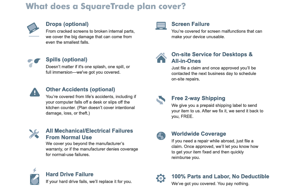 SquareTrade™ Tablet/eReader Protection Plans