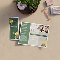 11" x 8.5" brochures