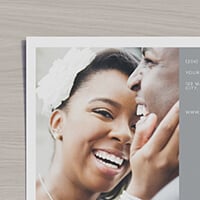 Flyer with white border