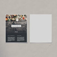 Single sided flyer
