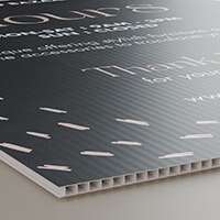 4mm corrugated plastic material