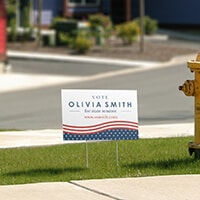 18" x 12" yard sign