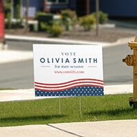 24" x 18" yard sign